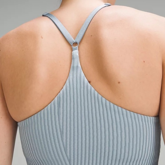 Lululemon Strappy Seamless Yoga Tank Top - Chambray Blue - Picture 3 of 5